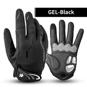 Planet Gates Black Gel / M 10 Colors Winter Women Men's Cycling Gloves Full Finger with GEL Pad  Shockproof MTB Mountain Bike Bicycle Gloves
