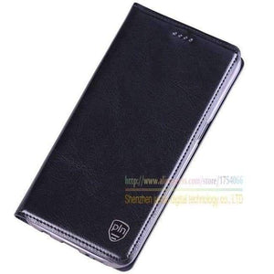 Planet Gates Black / Genuine Leather Leather Magnetic Stand Flip Cover For Asus Zenfone Max ZC550KL 5.5'' Brand Luxury Mobile Phone Cases