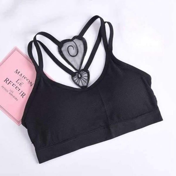 Planet Gates Black Girls Bra for Kids with Pads Young Teenage Girl Underwear Children Training Sport Bra Wireless Undergarments Clothes Lingerie