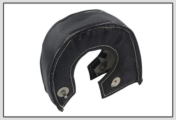 Planet Gates Black Glass Fiber T3 Turbo Heat Shield Turbocharger Blanket Cover For T2 T25 T28 GT28 GT30 GT35 For Most T3 Turbine Housing