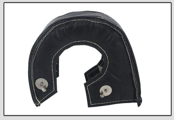 Planet Gates Black Glass Fiber T3 Turbo Heat Shield Turbocharger Blanket Cover For T2 T25 T28 GT28 GT30 GT35 For Most T3 Turbine Housing