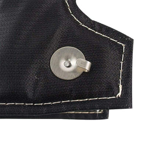 Planet Gates Black Glass Fiber T3 Turbo Heat Shield Turbocharger Blanket Cover For T2 T25 T28 GT28 GT30 GT35 For Most T3 Turbine Housing