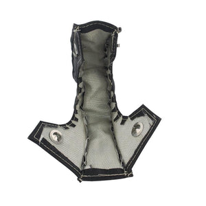 Planet Gates Black Glass Fiber T3 Turbo Heat Shield Turbocharger Blanket Cover For T2 T25 T28 GT28 GT30 GT35 For Most T3 Turbine Housing