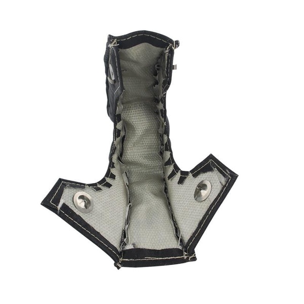 Planet Gates Black Glass Fiber T3 Turbo Heat Shield Turbocharger Blanket Cover For T2 T25 T28 GT28 GT30 GT35 For Most T3 Turbine Housing