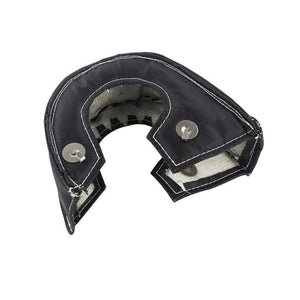 Planet Gates Black Glass Fiber T3 Turbo Heat Shield Turbocharger Blanket Cover For T2 T25 T28 GT28 GT30 GT35 For Most T3 Turbine Housing
