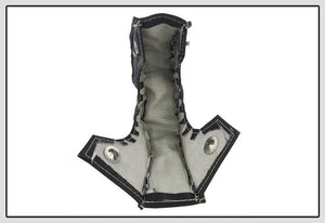 Planet Gates Black Glass Fiber T3 Turbo Heat Shield Turbocharger Blanket Cover For T2 T25 T28 GT28 GT30 GT35 For Most T3 Turbine Housing