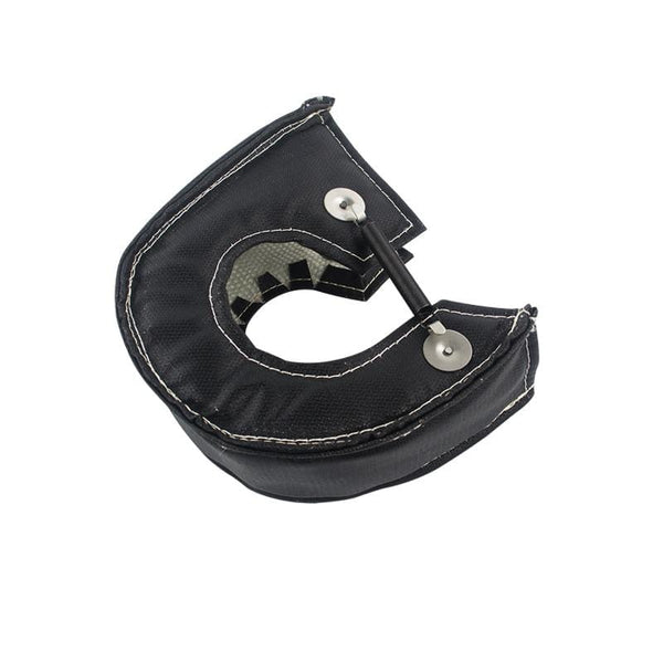 Planet Gates Black Glass Fiber T3 Turbo Heat Shield Turbocharger Blanket Cover For T2 T25 T28 GT28 GT30 GT35 For Most T3 Turbine Housing