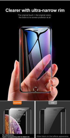 Planet Gates Black Glass / For iPhone 6 7 8 Baseus Protective Glass For iPhone 7 7 Plus 0.3mm Full Coverage Screen Protector For iPhone 8 8 Plus 6 6s Plus Tempered Glass
