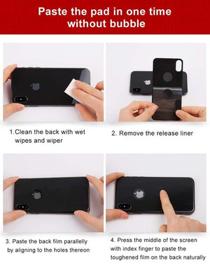 Planet Gates Black Glass / For iPhone Xs 5.8 Baseus 0.3mm Protective Glass For iPhone Xs Xs Max XR Back Film Tempered Glass Ultra Thin 9H Scratch Proof Back Glass Film Cover