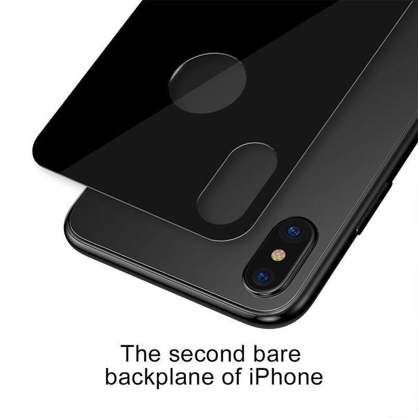 Planet Gates Black Glass / For iPhone Xs 5.8 Baseus 0.3mm Protective Glass For iPhone Xs Xs Max XR Back Film Tempered Glass Ultra Thin 9H Scratch Proof Back Glass Film Cover