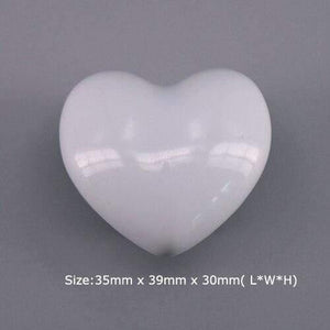 1x Classic White  Porcelain/Ceramic Drawer Pull Knob Cabinet Cupboard Door Handle Knob