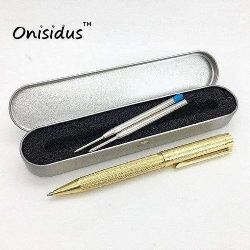 Planet Gates Black / gold color and box Brand Pen New gifts ballpoint pen. Office & School Supplies metal Pens, Pencils & Writing Supplies ball Pen