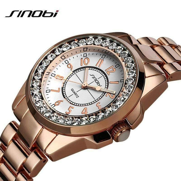 Planet Gates Black Gold Fashion Watch Woman Ladies Gold Diamond relogio feminino Dress Clock female relojes mujer New