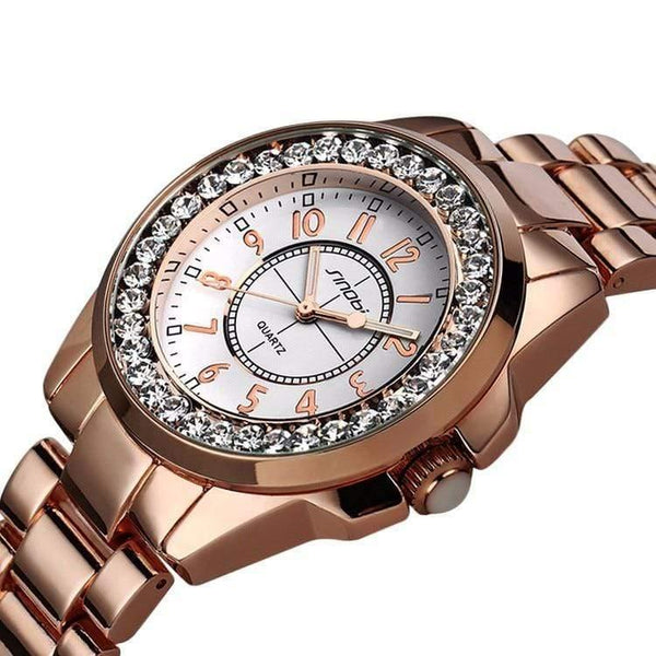 Planet Gates Black Gold Fashion Watch Woman Ladies Gold Diamond relogio feminino Dress Clock female relojes mujer New