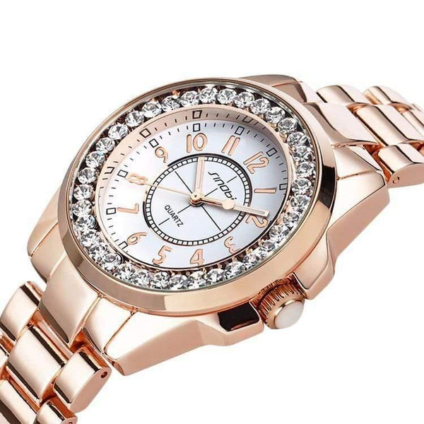 Planet Gates Black Gold Fashion Watch Woman Ladies Gold Diamond relogio feminino Dress Clock female relojes mujer New