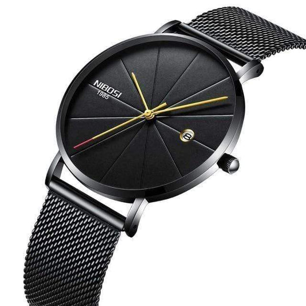 Planet Gates black gold hand m Watch Women And Men Watch Top Brand Luxury Famous Dress Fashion Watches Unisex Ultra Thin Wristwatch Relojes Para Hombre
