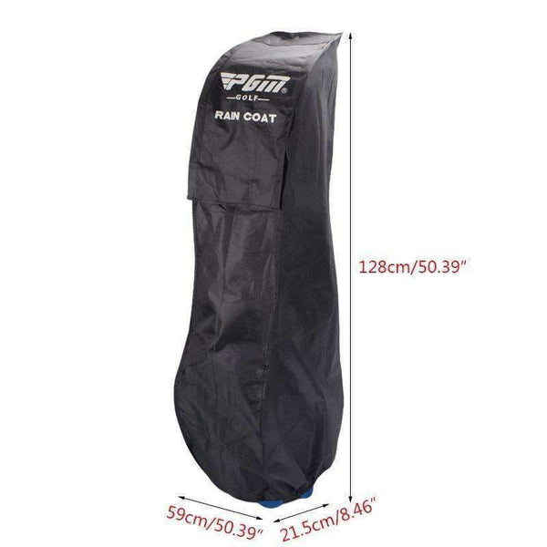 Planet Gates Černý kryt na golfový bag Nylonový vodotěsný kryt na golfový bag pro let Prachotěsný kryt na golfový bag s pláštěnkou pro úložný prostor