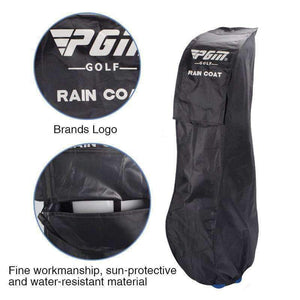 Planet Gates Černý kryt na golfový bag Nylonový vodotěsný kryt na golfový bag pro let Prachotěsný kryt na golfový bag s pláštěnkou pro úložný prostor