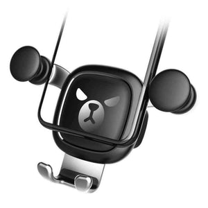 Planet Gates Black Gravity Auto-Clamping Air Vent Dashboard Car Phone Mount Holder Hands Free for iPhone X/8/8Plus/7/7Plus/6s/6P/5S