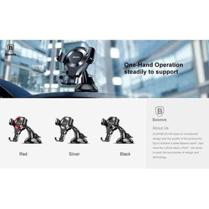 Planet Gates Black Gravity Car Holder Dashboard Sucker Car Phone Holder Stand Suction Mobile Phone Holder in car For iPhone X 8 7 Samsung S9