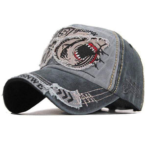 Planet Gates black gray / Adjustable Men Baseball Cap For Women Snapback Hat Shark Embroidery Bone Caps Gorras Casual Casquette Men Baseball Hats Dad Caps