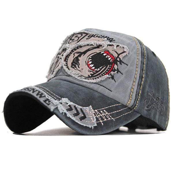 Planet Gates black gray / Adjustable Men Baseball Cap For Women Snapback Hat Shark Embroidery Bone Caps Gorras Casual Casquette Men Baseball Hats Dad Caps