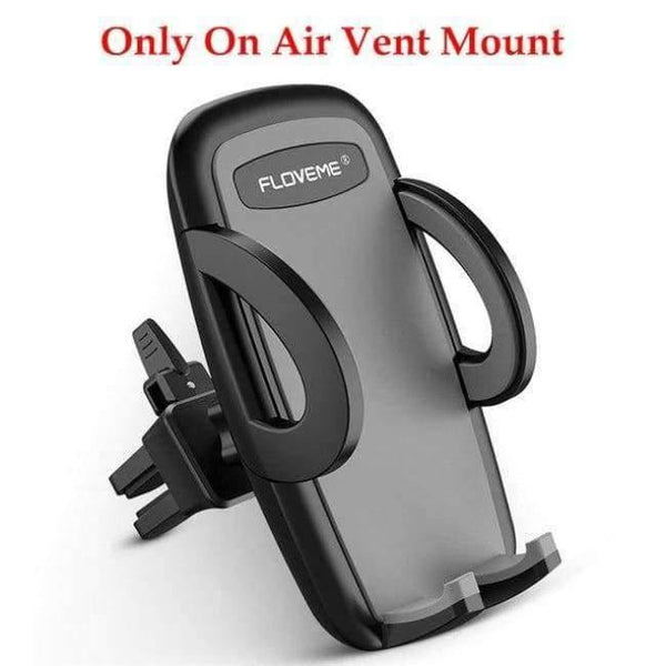 Planet Gates Black Gray Luxury Car Phone Holder For iPhone X 8 7 6 Plus Windshield Mount Stand 360 Rotation Phone Holder For Samsung S9 S8 Plus