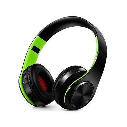 Planet Gates black green / China Wireless Headphones Bluetooth Stereo Foldable Headset Audio Mp3 Adjustable Earphones with Mic for Music