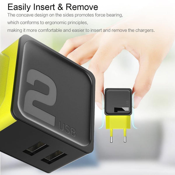 Planet Gates black green / US 1 USB Port ROCK Mobile Phone Charger 5V1A 5V2.4A 5V4A Universal Travel Phone USB Charger, 1 2 4 USB Wall Charger for iPhone Adapter