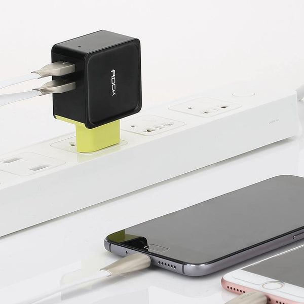 Planet Gates black green / US 1 USB Port Sugar Mobile Phone Charger, ROCK 5V1A 5V2.4A 5V4A Universal Travel Phone USB Charger, 1 2 4 USB Wall Charger for iPhone Adapter