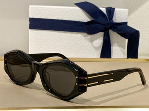 Planet Gates black grey lens / China / Other Women's Summer Sunglasses For Men and Women Signature B1U style Anti-Ultraviolet Retro Plate Full Frame Eyeglasses Random Box