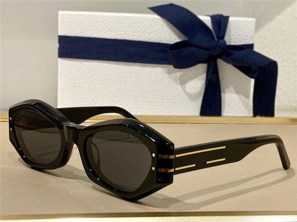 Planet Gates black grey lens / China / Other Women's Summer Sunglasses For Men and Women Signature B1U style Anti-Ultraviolet Retro Plate Full Frame Eyeglasses Random Box