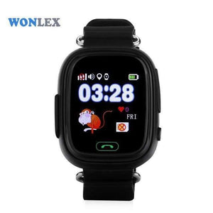 Planet Gates Black GW100 MTK2503 LBS/GPS/Beidou/WIFI Positioning Touch Screen Smart Phone Kids GPS Watch Children Tracker Anti-Lost Watch