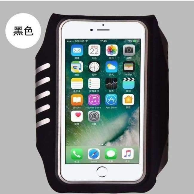 Planet Gates black Gym Case for iphone X Sports Jogging ArmBand Bag for Samsung Galaxy S9 S8 Phone Holder Universal Running Arm Band Case