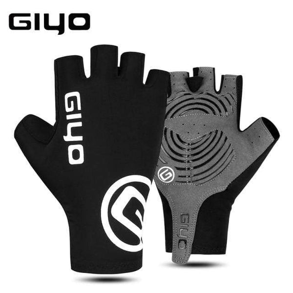Planet Gates Black Half Finger / L Cycling Gloves Half Finger Gel Sports Racing Bicycle Mittens Women Men Summer Road Bike Gloves MTB Luva Guantes Ciclismo