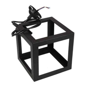 Planet Gates Black Hanging Light Square Lampshade E27 Bulb Retro Ceiling Light Fitting Lamp Guard Wire Cage Lamp Cover Lamp shades Chandelier
