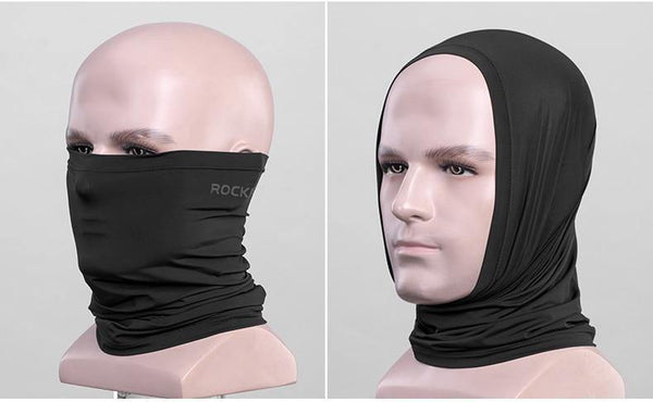 Planet Gates Black Hat Summer Cycling Headwear Anti-sweat Breathable Cycling Caps Running Bicycle Bandana Sports Scarf Face Mask For Men Women