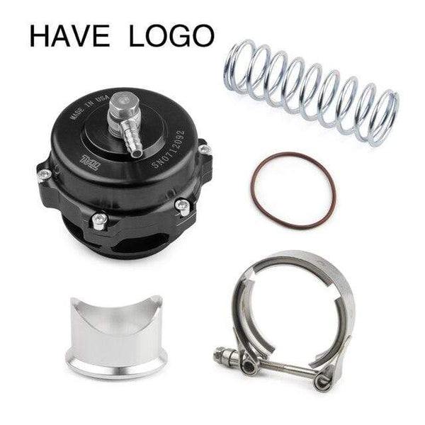 Planet Gates Black-have logo Tial style 50mm Blow Off Valve CNC BOV Authentic with v-band Flange with logo or not logo