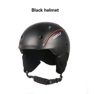 Planet Gates Black Helmet only Skateboard Ski Snowboard Helmet ski goggles Integrally-molded Ultralight Breathable Ski Helmet