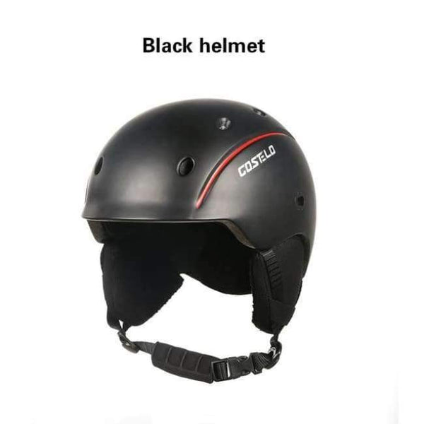 Planet Gates Black Helmet only Skateboard Ski Snowboard Helmet ski goggles Integrally-molded Ultralight Breathable Ski Helmet