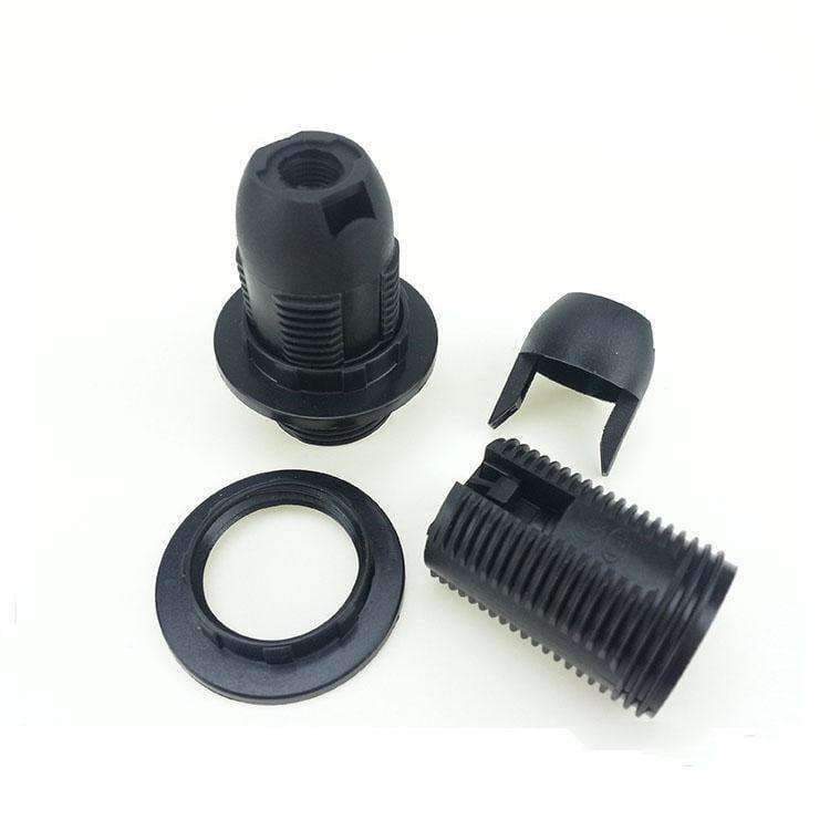 Planet Gates Black HGhomeart Full tooth E14 screw lampholder E14 Accessories for lamps Lampholder E14 Lighting accessories