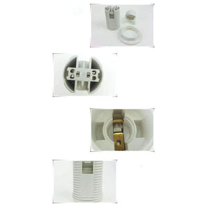 Planet Gates Black HGhomeart Full tooth E14 screw lampholder E14 Accessories for lamps Lampholder E14 Lighting accessories