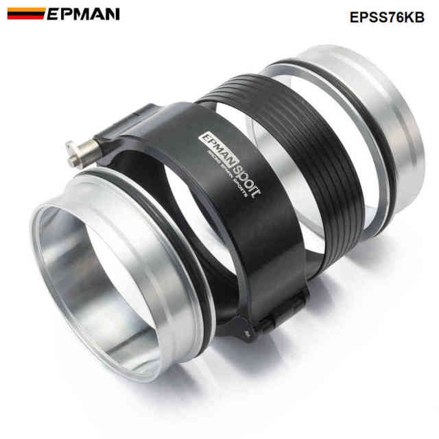 Planet Gates High Press Aluminium Release Clamps V Band HD Clamp for 3" OD Throttle Body Intercooler Pipe Turbo System EPSS76KB