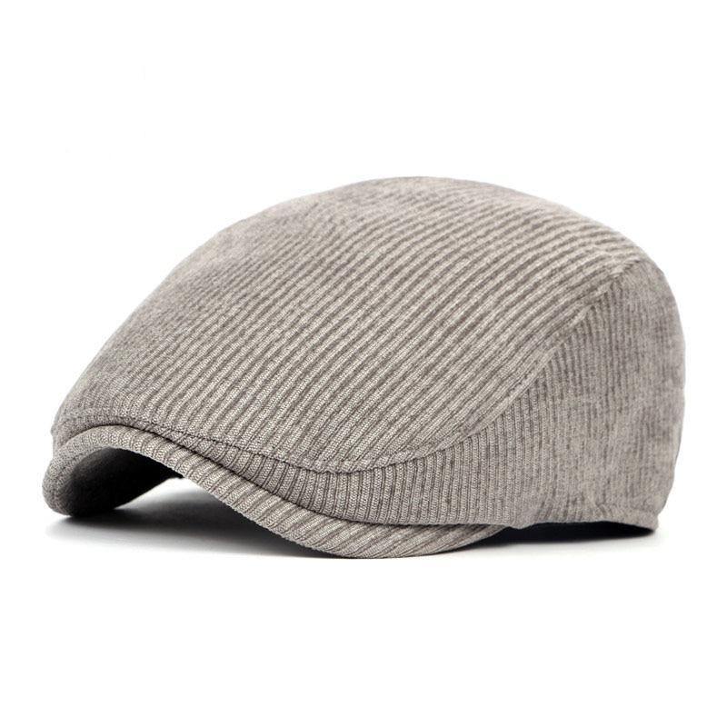 Planet Gates Black High Quality Retro Hats Adult Men's Striped Cabbie Flatcap Autumn Winter Newsboy Caps