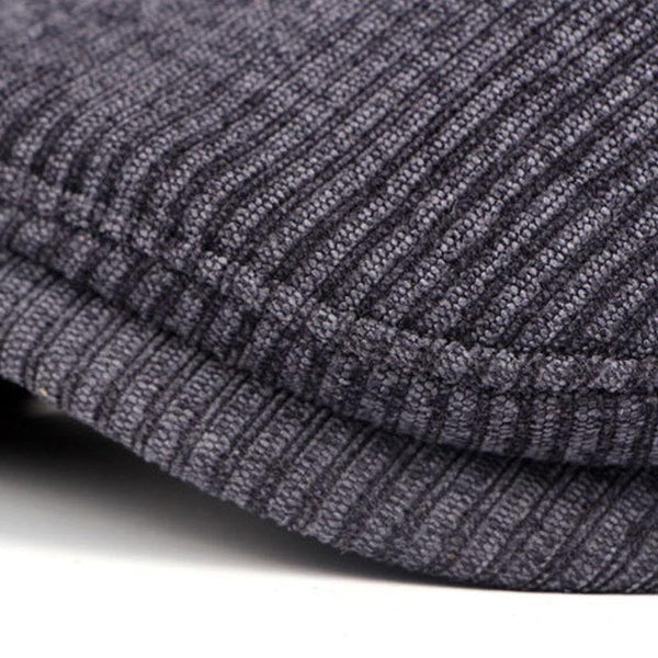 Planet Gates Black High Quality Retro Hats Adult Men's Striped Cabbie Flatcap Autumn Winter Newsboy Caps