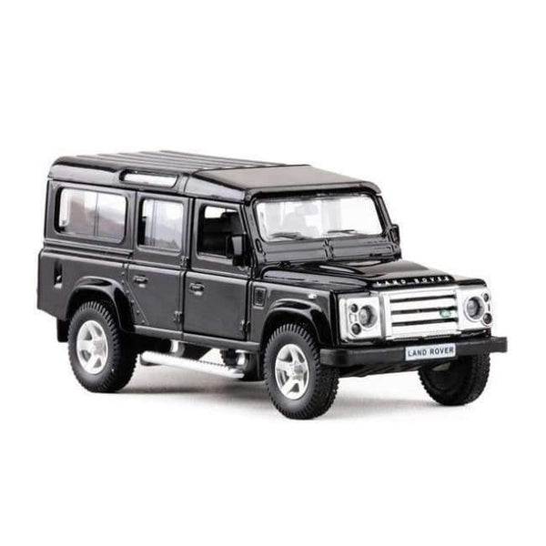 Planet Gates Black High Simulation 1:36 RMZ City Land Defender SUV Alloy Diecast Models Car Toys Pull Back Cars Off-road Vehicle For Kids Toy Gifts