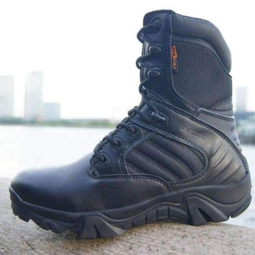 Planet Gates black high top / 6 Winter Autumn Men Military Boots Quality Special Force Tactical Desert Combat Ankle Boats Army Work Shoes Leather Snow Boots