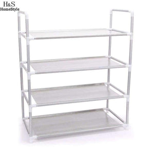 Planet Gates Black Home Shelf 4 Storage New Black Living Gray Bedroom Multi-functional Shelves room Layers Metal Shoes Room Square Four