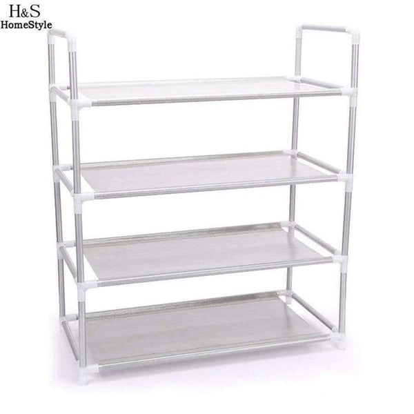 Planet Gates Black Home Shelf 4 Storage New Black Living Gray Bedroom Multi-functional Shelves room Layers Metal Shoes Room Square Four