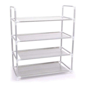 Planet Gates Black Home Shelf 4 Storage New Black Living Gray Bedroom Multi-functional Shelves room Layers Metal Shoes Room Square Four